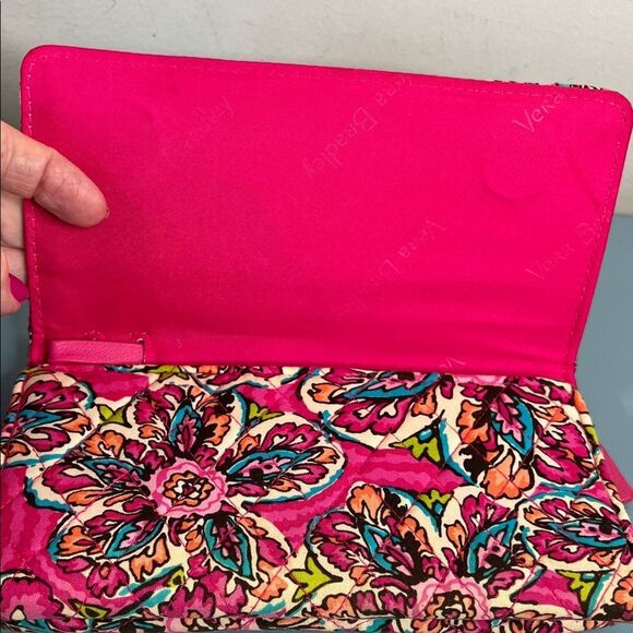 Vera Bradley Sunburst Floral Wallet/ Clutch - Picture 3 of 6